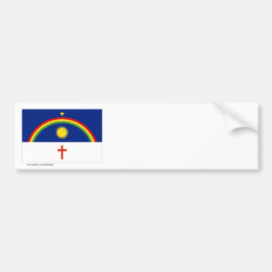 Pernambuco, Brasilien-Flagge Autoaufkleber