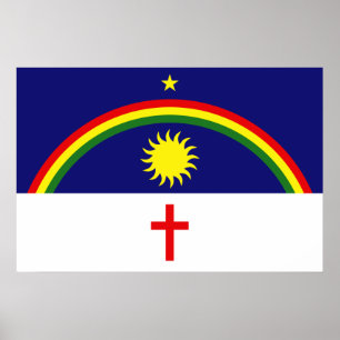 Pernambuco, Brazil flag Poster