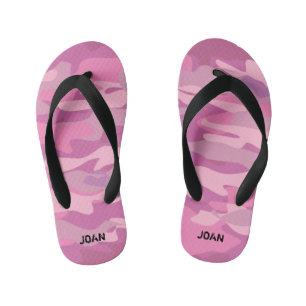 Peronalisierte Camouflage der rosa Armee Flip Flop