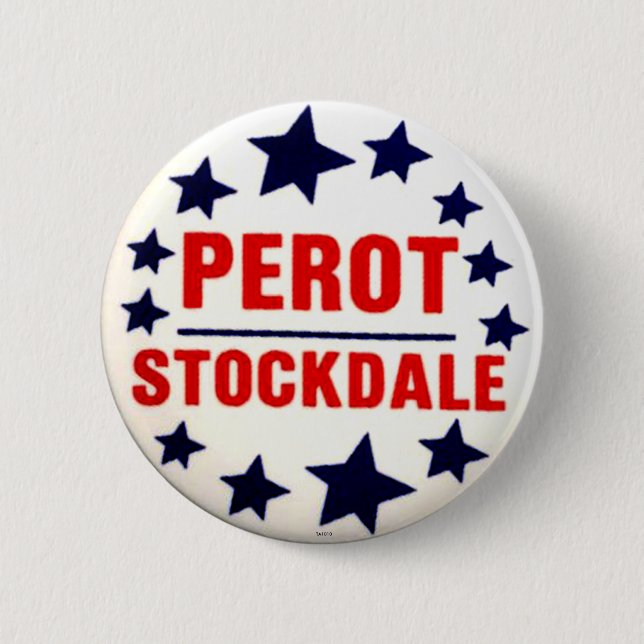 Perot-Stockdale - Knopf Button (Vorderseite)