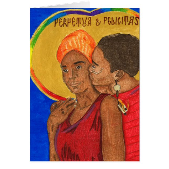 Perpetua und Felicity Occasion Card (Vorne)