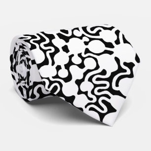 Perpetual Ant Farm v2 - White on Black Krawatte