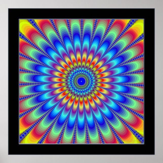 Perpetuelle Emission von Farben Poster (Vorne)