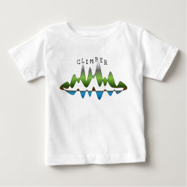Perpetueller "Climber"-Berg Abstrakt Baby T-shirt