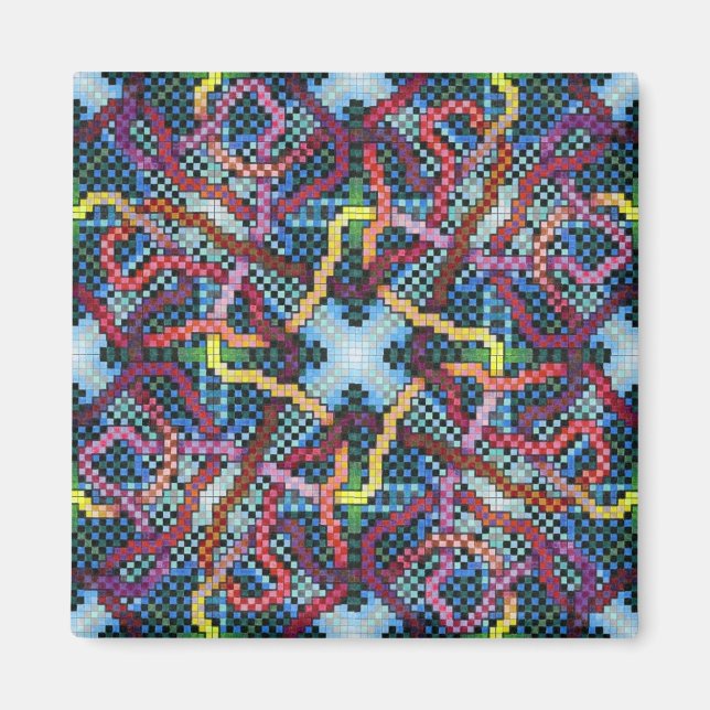 Perpetuelles Puzzle Kinectric Tile 1 Magnet (Vorne)