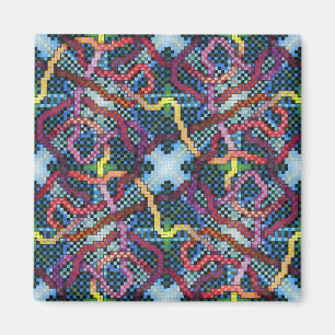 Perpetuelles Puzzle Kinectric Tile 4 Magnet