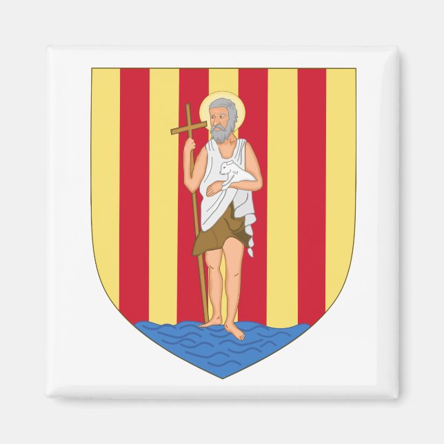Perpignan-Wappen Magnet (Vorne)