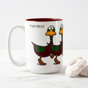 Perplexe Ducks Coffee Tasse