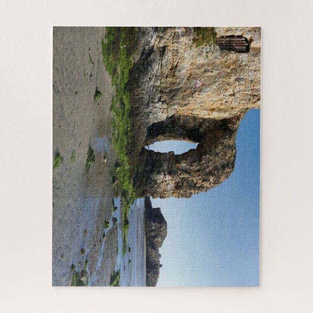 Perranporative Sea Cornwall Coast England Puzzle (Vertikal)