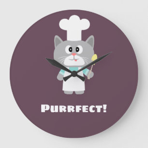 Perrfect! Große Wanduhr