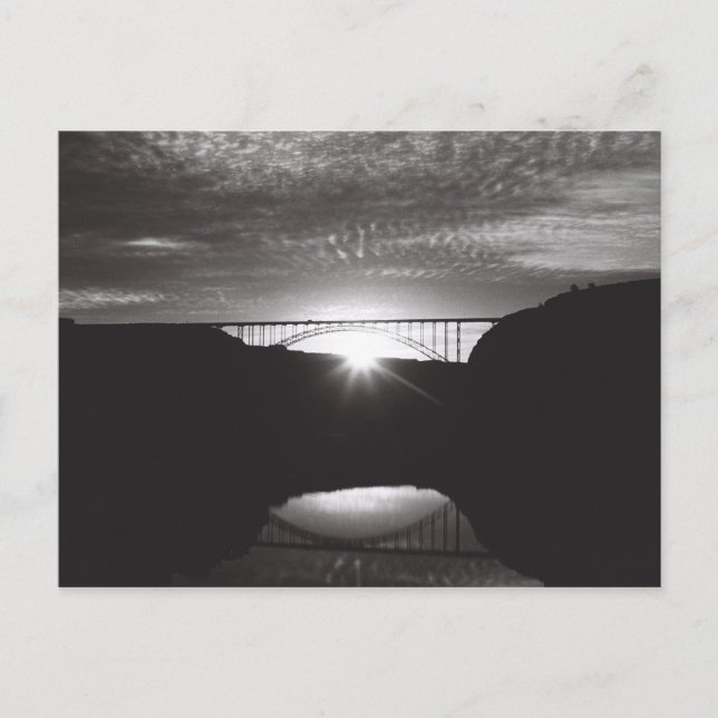 Perrine Bridge über den Snake River Canyon Postkarte (Vorderseite)