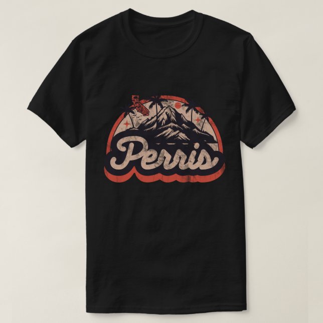 Perris, Kalifornien T-Shirt (Design vorne)