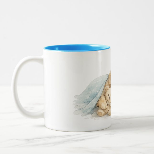 perrito durmiendo zweifarbige tasse (Links)