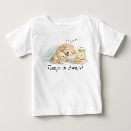 perro durmiendo baby t-shirt