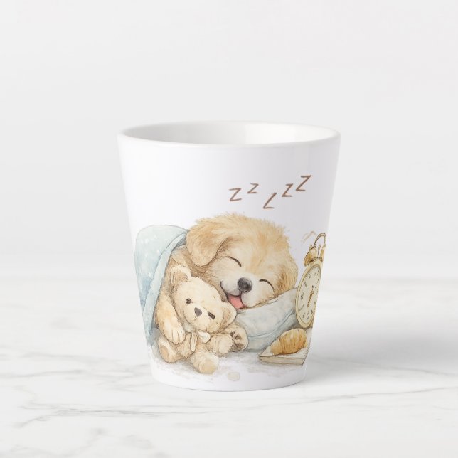 perro durmiendo milchtasse (Vorderseite)