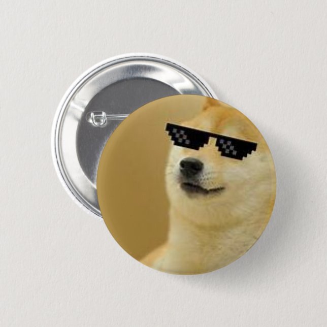 Perro Meme Button (Vorne & Hinten)