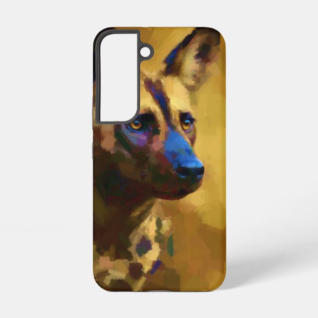 Perro Salvaje Africano Samsung Galaxy Hülle (Rückseite)