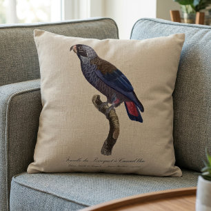 Perroquet a Camail bleu / Dusky Papagei Kissen