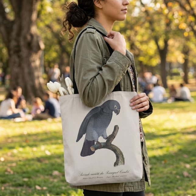 Perroquet Cendre/Timneh-Papagei (Timneh African Grey Parrot, Psittacus Timneh. Tote Bag)
