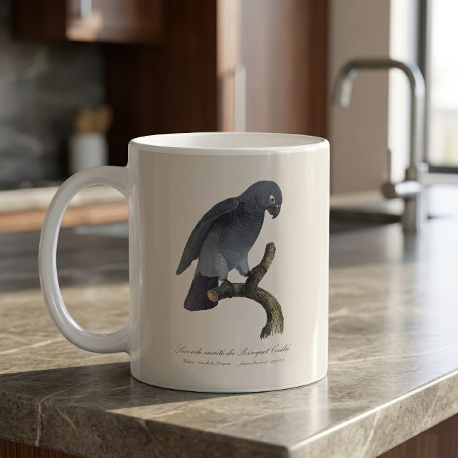 Perroquet Cendre/Timneh-Papagei Kaffeetasse (Timneh African Grey Parrot, Psittacus Timneh. Coffee Mug)