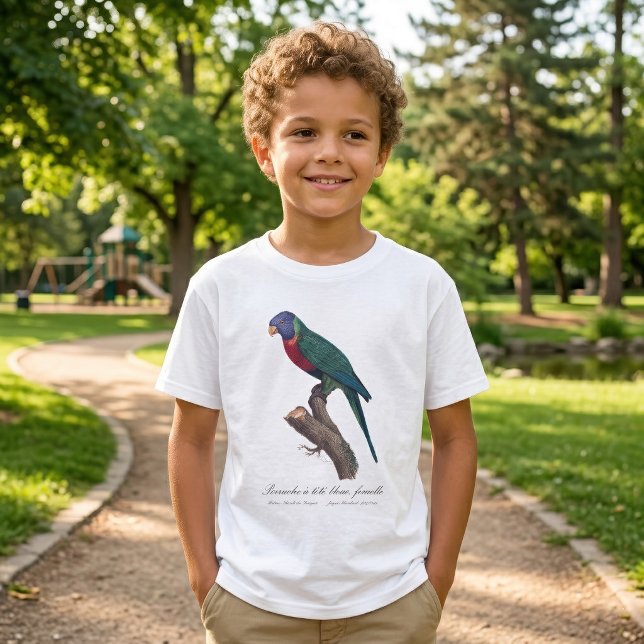 Perruche a tete bleue, femelle / Rainbow lorikeet, T-Shirt (Perruche a tete bleue, femelle / Rainbow lorikeet, female. T-Shirt)