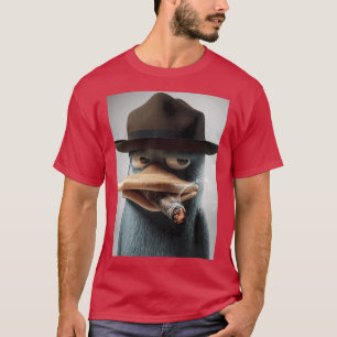 Perry das Schnabeltier raucht ein Zigarren-Meme t T-Shirt