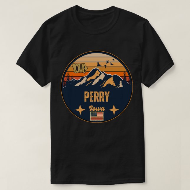Perry, Iowa T-Shirt (Design vorne)