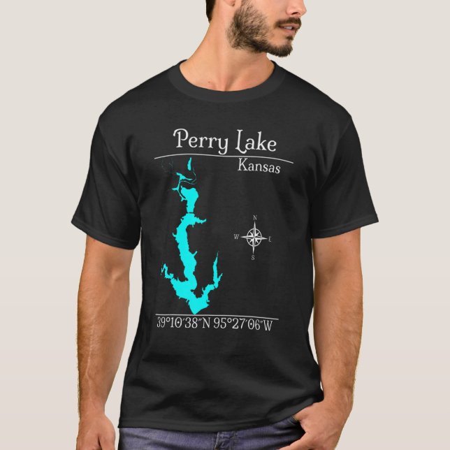 Perry Lake Kansas T-Shirt (Vorderseite)