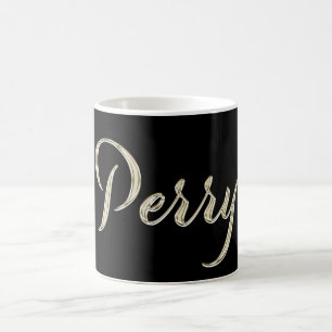 Perry Name whitegold Tasse Teetasse Kaffeetasse