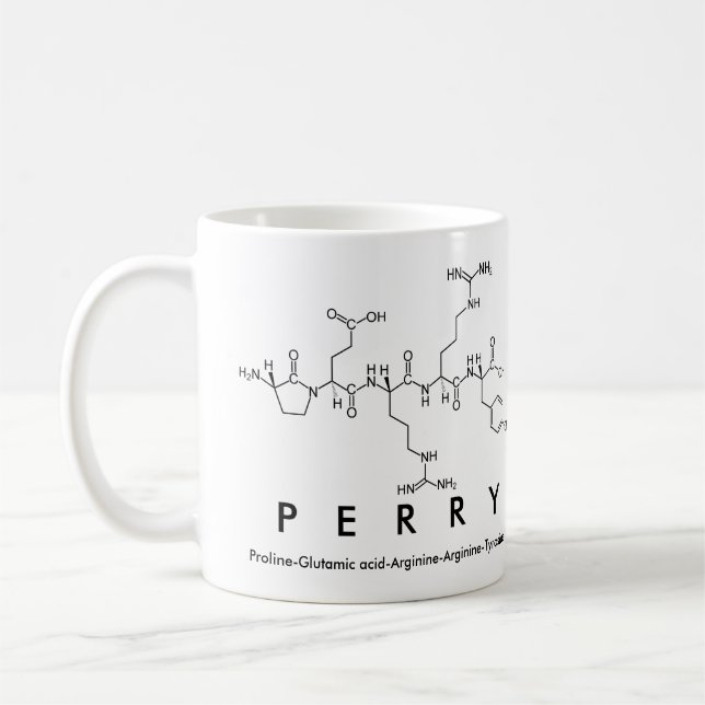 Perry Peptidname Tasse (Links)