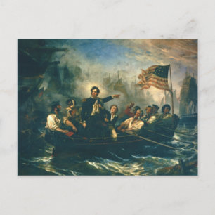 Perrys Sieg von William Powell aus dem Jahr 1865 Postkarte