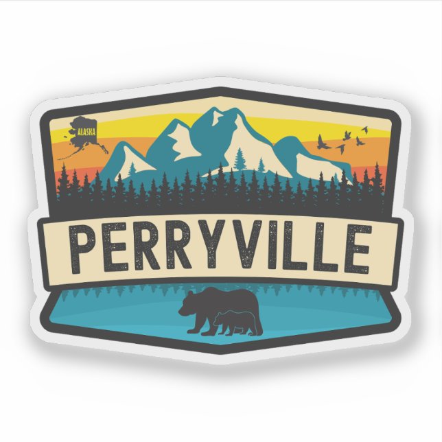 Perryville, Alaska Aufkleber (Vorderseite)