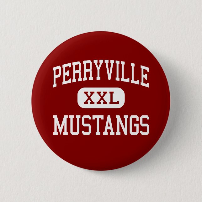 Perryville - Mustangs - Senior - Perryville Button (Vorderseite)
