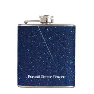 Perseid Meteor Shower Flachmann