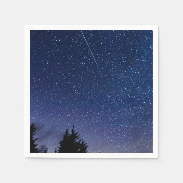 Perseid Meteor Shower Serviette (Vorderseite)