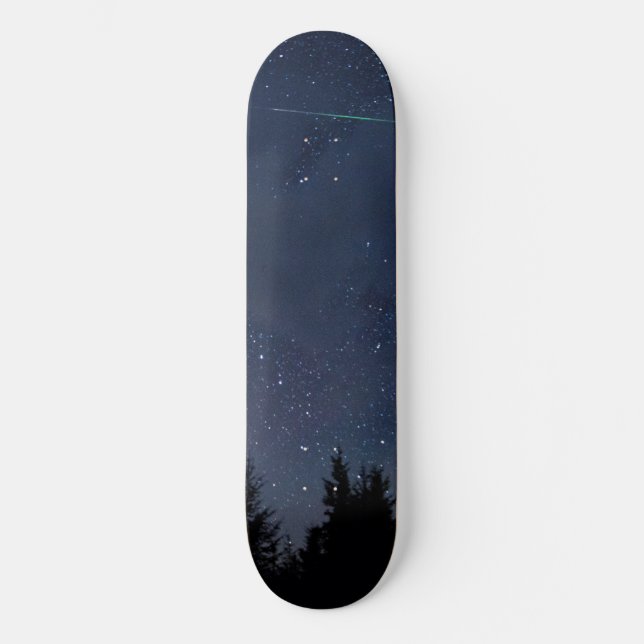 Perseid Meteors Skateboard (Vorderseite)