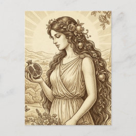 Persephone Griechische Göttin Postkarte
