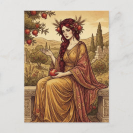 Persephone Griechische Mythologie Kunst Postkarte