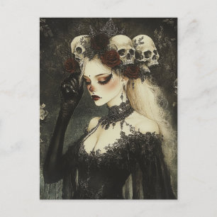 Persephone Königin der Unterwelt Gotik Postkarte