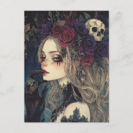 Persephone Queen of the Underworld Postkarte