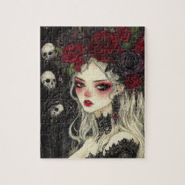 Persephone Skulls und Rose Puzzle