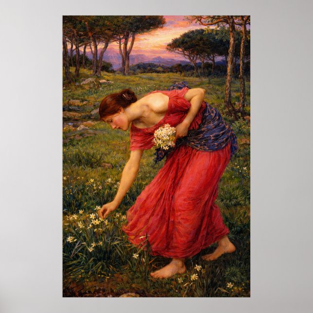 Persephone von John William Waterhouse Poster (Vorne)