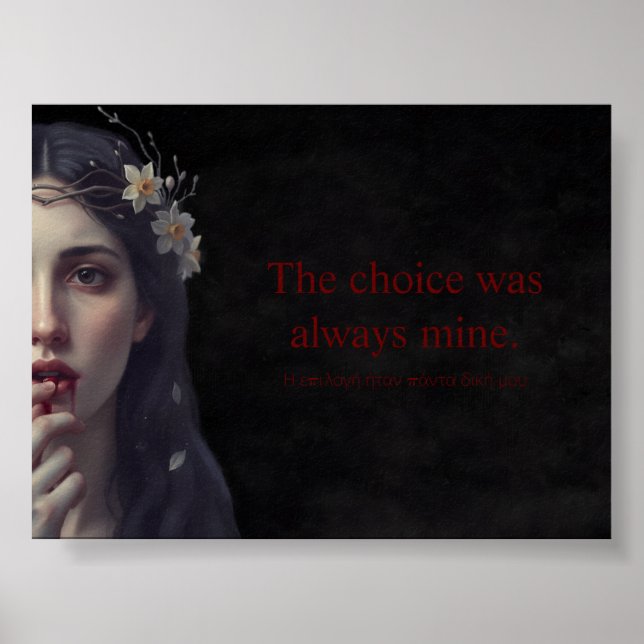Persephones Souveränität Poster (Vorne)
