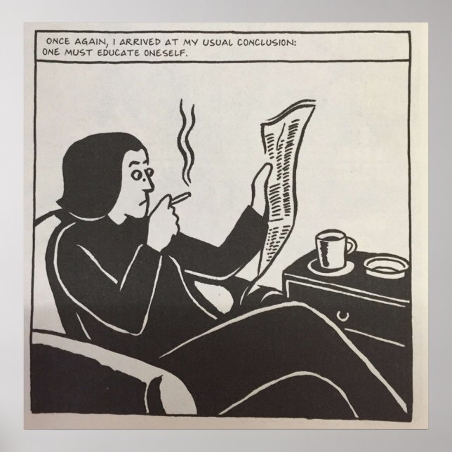 Persepolis Educate sich selbst Poster (Vorne)