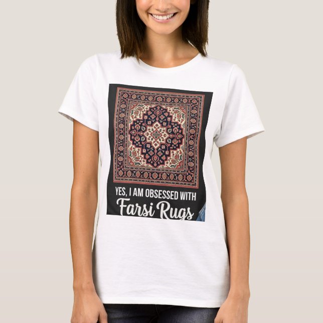 Perser/ Farsi Teppich T-Shirt Damen (Vorderseite)