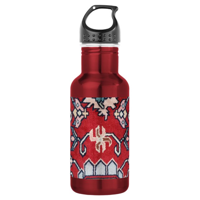 Perser-Teppich-Foto  Edelstahlflasche (Vorderseite)