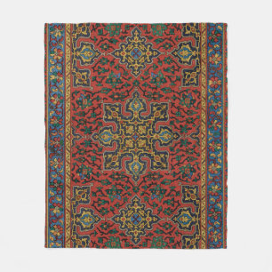 Perser Teppich Rot Blau Klassisch Fleecedecke