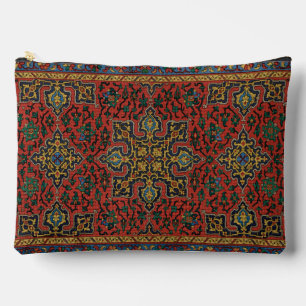 Perser Teppich Rot Blau Klassisch Zubehörtasche