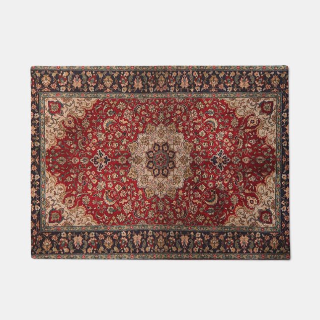 Perser-Teppich-Türmatte Fußmatte (Vorderseite)