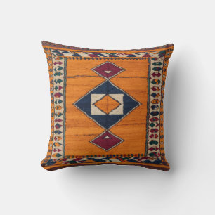 Perserglühen" Gelber Kilim Kushien: Kissen